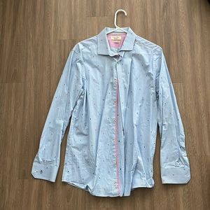 Penguin numbered button up